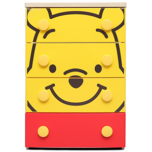 【送料込み】アイリス　キャラクターチェスト ＜プ―さん＞　NHG-W554