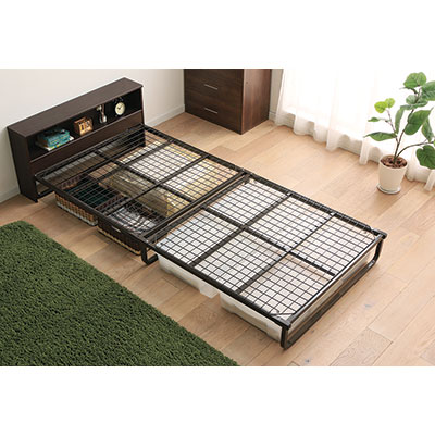 【送料込み】アイリス　フレームベッド　ヘッドボード付き　FMB-SB