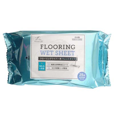 HouseLab　フローリングワイパー用ウェットタイプ　25枚入