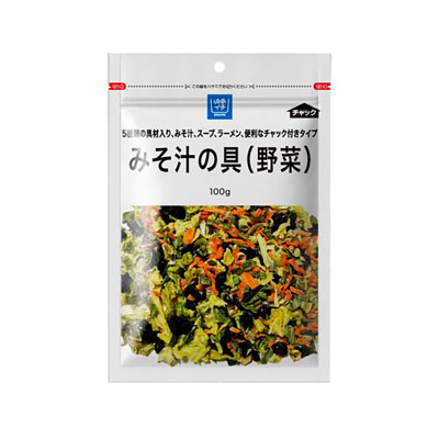 ゆめイチ　みそ汁の具(野菜)　100g