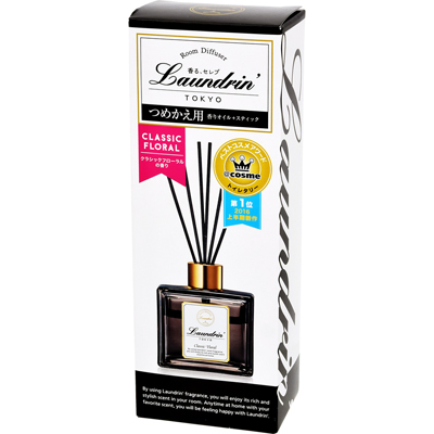ランドリン　ルームディフューザー　クラシックフローラル　つめかえ用　80ml