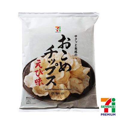 セブンプレミアム　おこめチップスえび味　29g