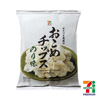 セブンプレミアム　おこめチップスのり味　29g