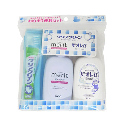 花王　クリアクリーン　携帯用お泊まり便利セット