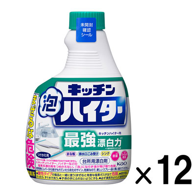 花王　キッチン泡ハイター　つけかえ用　400ml×12個