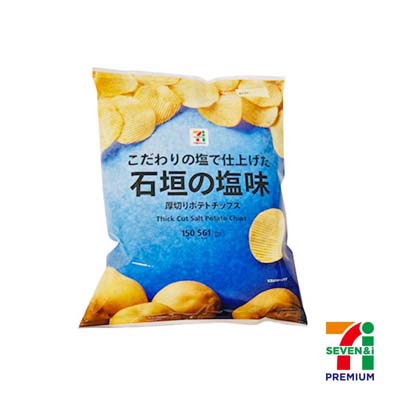 セブンプレミアム　厚切りポテト石垣の塩味　150g