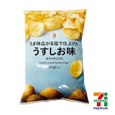 セブンプレミアム　ポテトチップスうま味広がる塩で仕上げたうすしお味