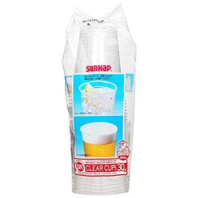 サンナップ　クリアカップ　275ml×30個入