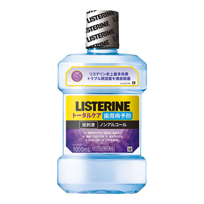 リステリン　トータルケア　歯周病予防　低刺激　1000ml
