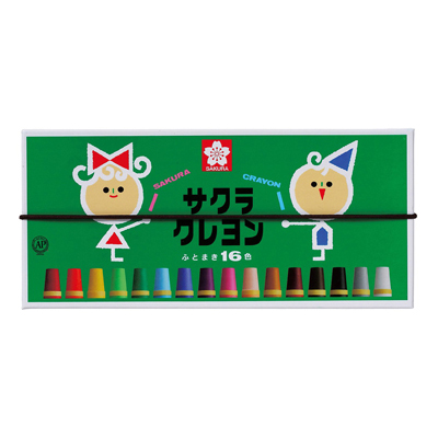 サクラクレパス　クレヨン16色　LY16R