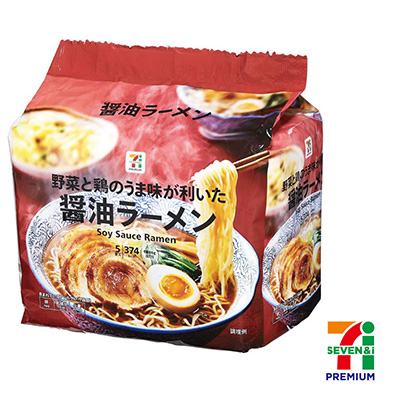 セブンプレミアム　醤油ラーメン5食入