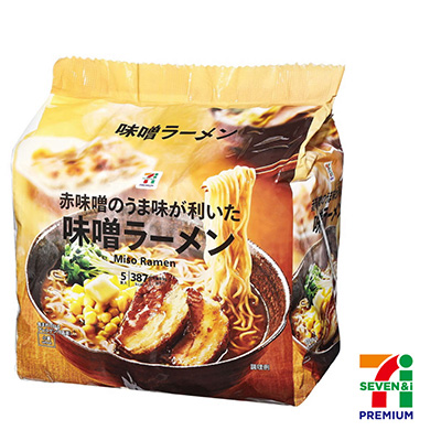 セブンプレミアム　味噌ラーメン5食入