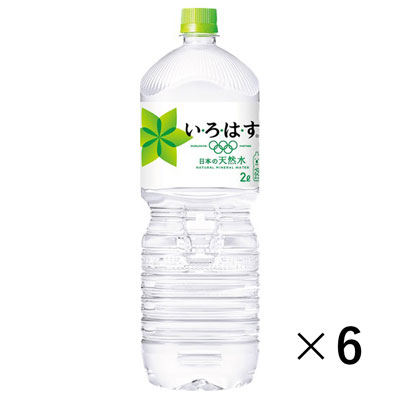 コカ・コーラ　い･ろ･は･す天然水　2L×6本
