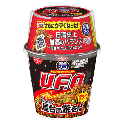 日清　完全メシ　U.F.O. ぶっ濃い屋台風焼そば　123ｇ