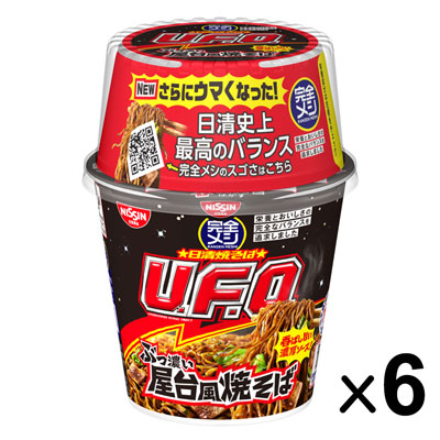日清　完全メシ　U.F.O. ぶっ濃い屋台風焼そば　123ｇ×6個