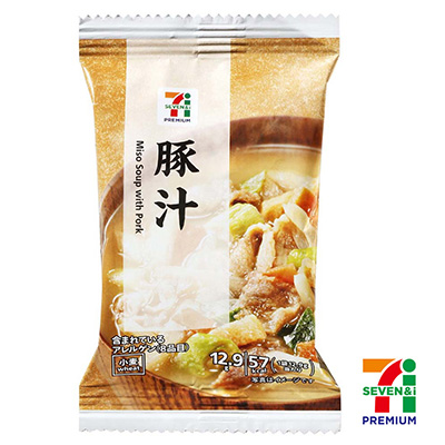 セブンプレミアム　フリーズドライみそ汁　豚汁　1食