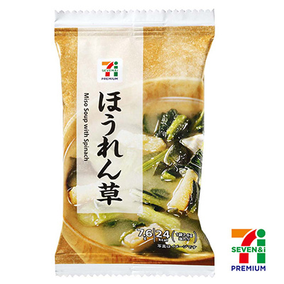 セブンプレミアム　フリーズドライみそ汁　ほうれん草　1食