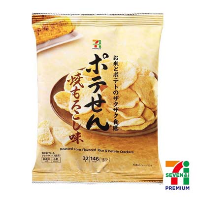 セブンプレミアム　ポテせん焼もろこし味　32g