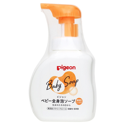ピジョン　ベビー全身泡ソープ　しっとり　本体　500ml