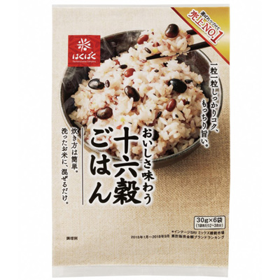 はくばく　十六穀ごはん　30g×6袋