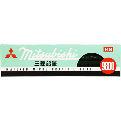 三菱鉛筆　鉛筆　HB　1ダース　K9800HB