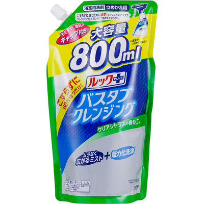 ルックプラス バスタブクレンジング クリアシトラスの香り 詰替 大容量　 800ml