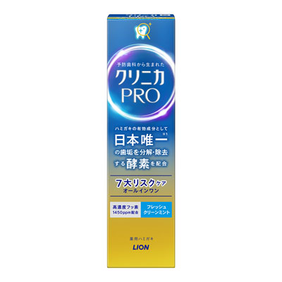 ライオン　クリニカPRO　オールインワン　フレッシュクリーンミント　95g