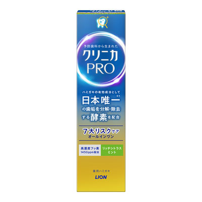 ライオン　クリニカPRO　オールインワン　リッチシトラスミント　95g