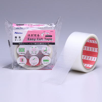 ニトムズ　はがせる Easy Cut Tape　クリアメッシュ