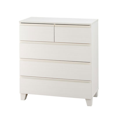 【送料込み】アイリス　ウッドチェスト脚付き＜オフホワイト＞