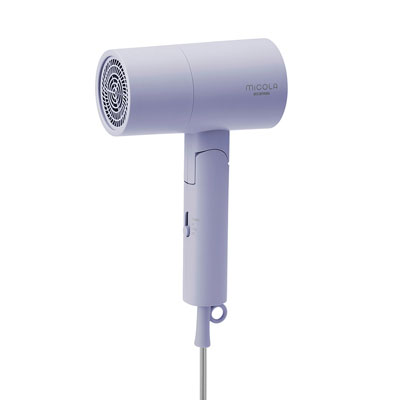 【送料込み】アイリス　MiCOLA イオンドライヤー <ラベンダー>　HDR-M101-V