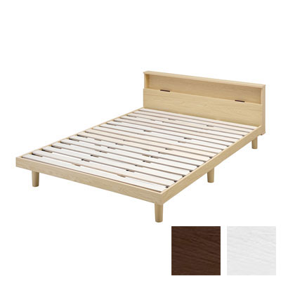 【送料込み】アイリス　すのこベッドD ＜ナチュラル＞　SNB-D