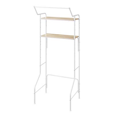 【送料込み】アイリス　スタイルランドリーラック ハンガーバー付き＜ホワイト＞　HSLR-695R