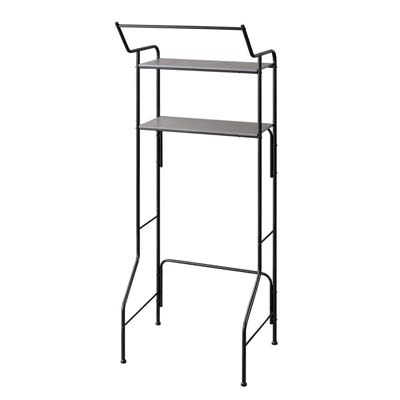 【送料込み】アイリス　スタイルランドリーラック ハンガーバー付き＜ブラック＞　HSLR-695R