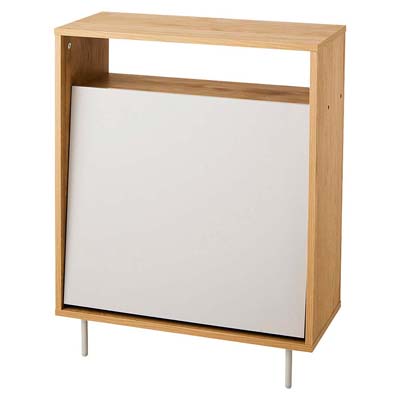 【送料込み】アイリス　ウッドペールストッカー脚付き　LWPSL-634