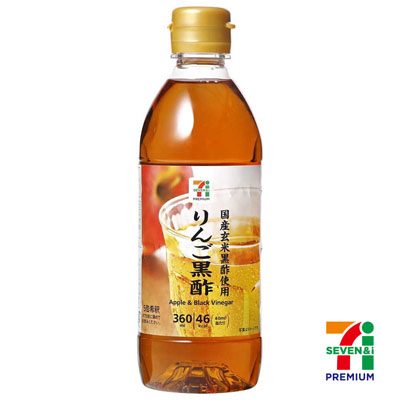 セブンプレミアム　りんご黒酢　360ml