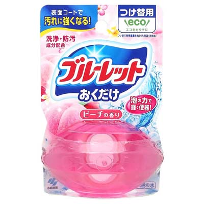 小林製薬　ブルーレットおくだけ　ピーチの香り　つけ替用　70ml