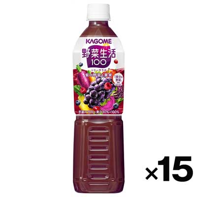 【ケース販売】カゴメ　野菜生活100　ベリーサラダ　720ｍｌ×15本
