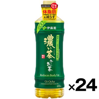 【ケース販売】伊藤園 おーいお茶濃い茶　600ml×24本