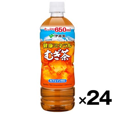 【ケース販売】伊藤園 健康ミネラルむぎ茶　650ml×24本