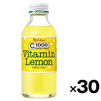 【ケース販売】ハウス食品　Ｃ1000　ビタミンレモン　140ml×30本