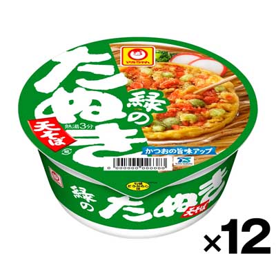 【ケース販売】東洋水産 マルちゃん　緑のたぬき　101ｇ×12個