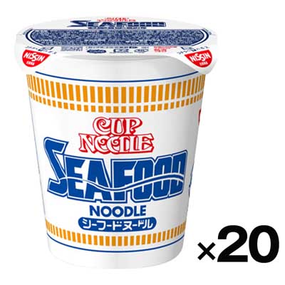 【ケース販売】日清食品 シーフードヌードル　75g×20個