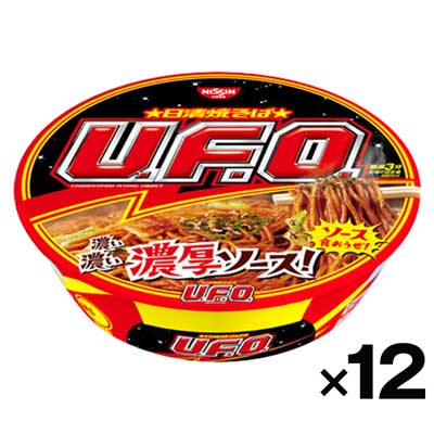 【ケース販売】日清食品 焼そばUFO　128g×12個