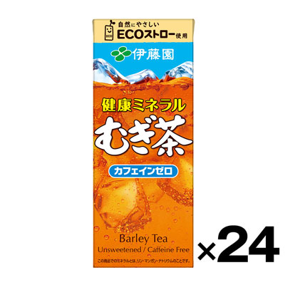 【ケース販売】伊藤園　健康ミネラルむぎ茶　250ml×24本