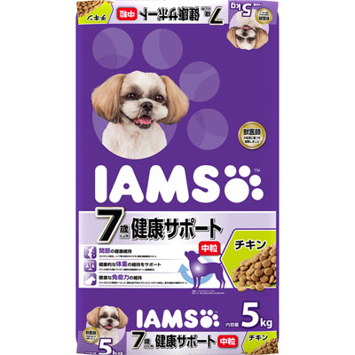 アイムス　7歳以上用健康サポートチキン中粒5kg