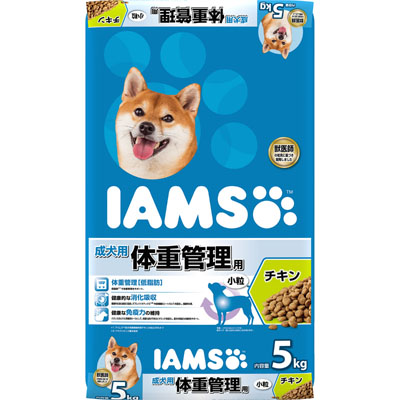 アイムス　成犬用体重管理用チキン小粒5kg