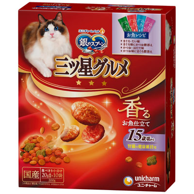 銀のスプーン　三ツ星グルメ　香るお魚仕立て腎臓の健康維持用15歳頃から4種のアソートお魚レシピ200g