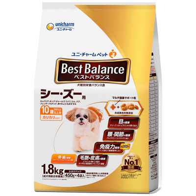 ベストバランス　カリカリ仕立て　シー・ズー用　１０歳以上用１．８ｋｇ