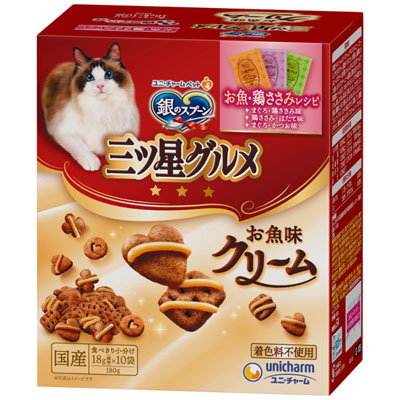 銀のスプーン　三ツ星グルメ　お魚味クリームお魚･鶏ささみレシピ3種のアソート180g